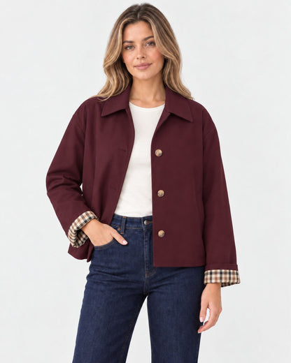 Cropped Trench Coat